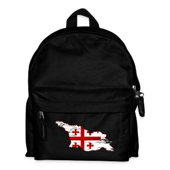 Georgien Landkarte used - Kinder Rucksack - Schwarz - Vorne
