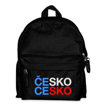 Czech Republic Czech Republic Czech flag - Kids' Backpack - black - Front