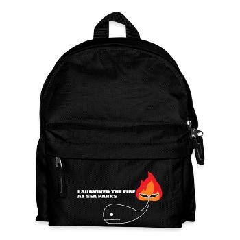 sea parks - Kids' Backpack - black - Front