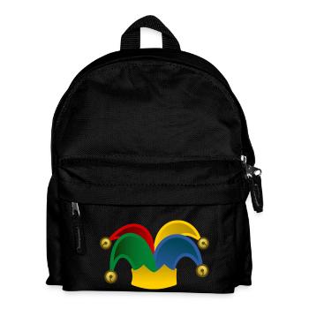 jester hat - Kids' Backpack - black - Front