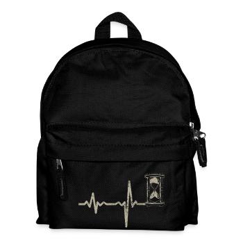 Gift Heartbeat Hourglass - Kids' Backpack - black - Front