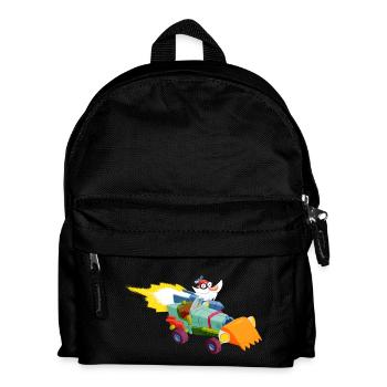 ProfPoff - Kinder Rucksack - Schwarz - Vorne