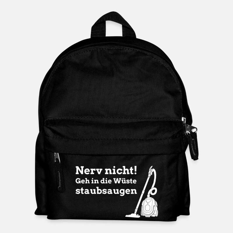 Get lost! Go for a vacuum in the desert - Kids' Backpack - black