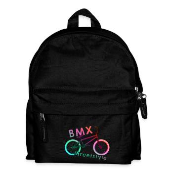 Streetstyle BMX - Kinder Rucksack - Schwarz - Vorne