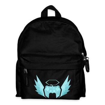 Controller with joins (pastel turquoise) - Kids' Backpack - black - Front
