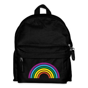 rainbow - Kids' Backpack - black - Front