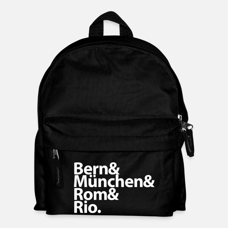 Wm Helden - Kinder Rucksack - Schwarz