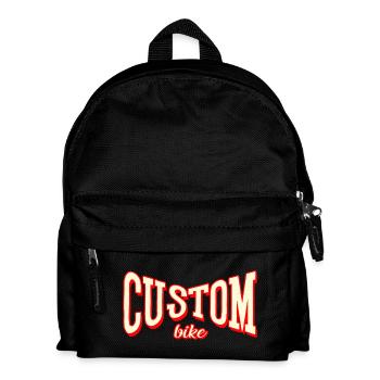 custom bike biker tour rock bobber tuner tuning - Sac à dos Enfant - noir - Devant