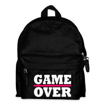 Game over - Kinder Rucksack - Schwarz - Vorne