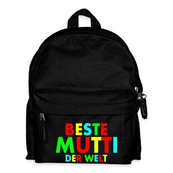 Beste mutti der welt - Kinder Rucksack - Schwarz - Vorne