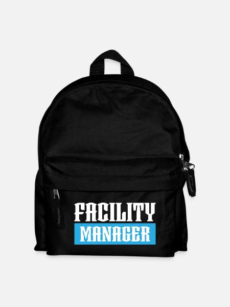 facility manager tshirt schwarz - Kinder Rucksack - Schwarz
