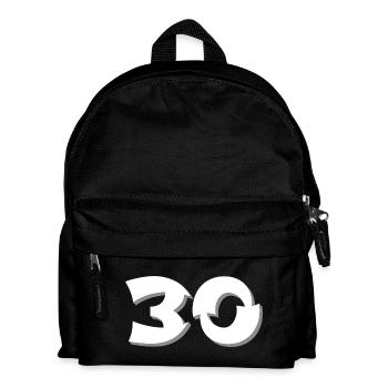Jährige, gratulieren, 30 schattiert - Kinder Rucksack - Schwarz - Vorne