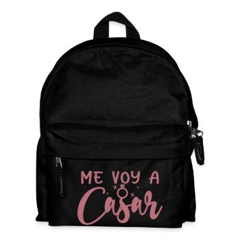 Me Voy A Casar I'm Getting Married Wedding Engaged - Kids' Backpack - black - Front