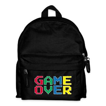 Vintage video game - Kids' Backpack - black - Front
