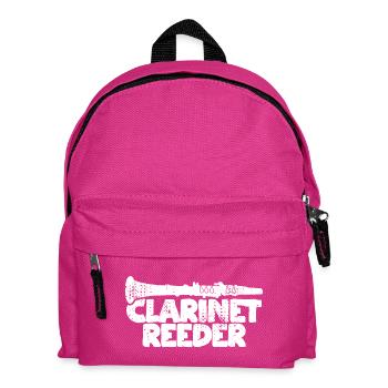 Mouthpiece clarinet - Kids' Backpack - fuchsia - Front