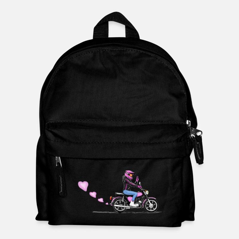 Simson Girl - Kinder Rucksack - Schwarz