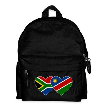 Afrique du Sud Namibie Flag Heart - Sac à dos Enfant - noir - Devant