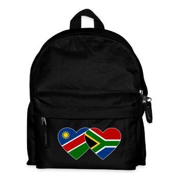 Namibie Afrique du Sud Drapeau Coeur - Sac à dos Enfant - noir - Devant