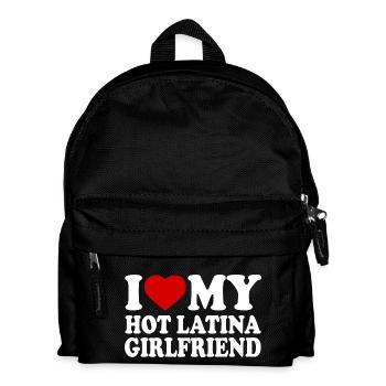 I love my hot latina girlfriend - Kinder Rucksack - Schwarz - Vorne