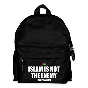 Free palestine Islam is not the enemy - Kids' Backpack - black - Front