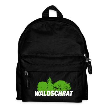 WALDSCHRAT - Kinder Rucksack - Schwarz - Vorne