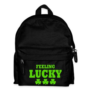 feeling lucky - Kids' Backpack - black - Front