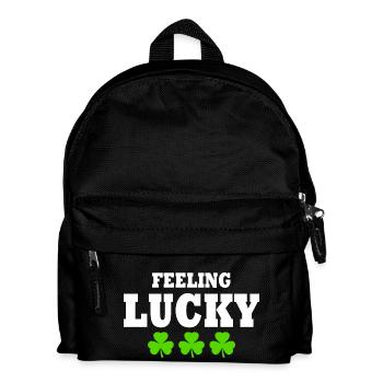 feeling lucky - Kids' Backpack - black - Front