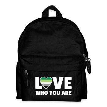 Love who you are - Kids' Backpack - black - Front