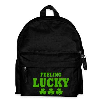 feeling lucky - Kids' Backpack - black - Front