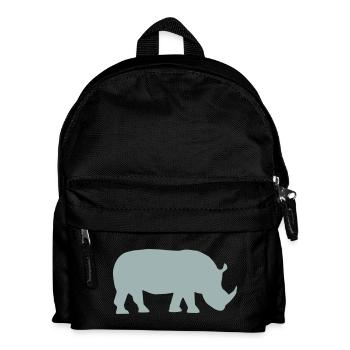 Rhinocéros - Sac à dos Enfant - noir - Devant