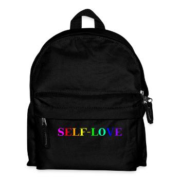 Idée cadeau arc-en-ciel d’amour de soi LGBTQ+ LGBT - Sac à dos Enfant - noir - Devant