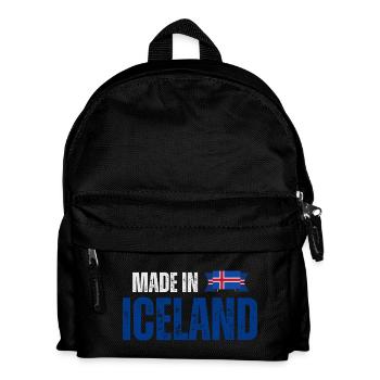Made in Iceland, Icelandic pride - Kids' Backpack - black - Front