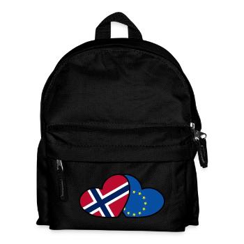 Norway <3 EU - Kids' Backpack - black - Front