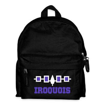 Der Hiawatha-Gürtel der Irokesen - Kinder Rucksack - Schwarz - Vorne