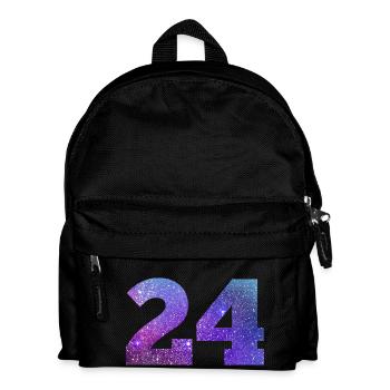 Galaxie Nummer 24 - Kinder Rucksack - Schwarz - Vorne