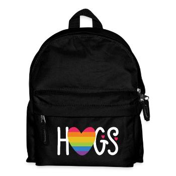 Mois de la fierté LGBT - Câlins - Sac à dos Enfant - noir - Devant