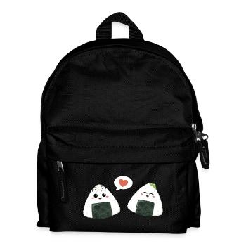 Onigiri Couple Love - Kids' Backpack - black - Front