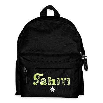 Tahiti (citron vert) - Sac à dos Enfant - noir - Devant