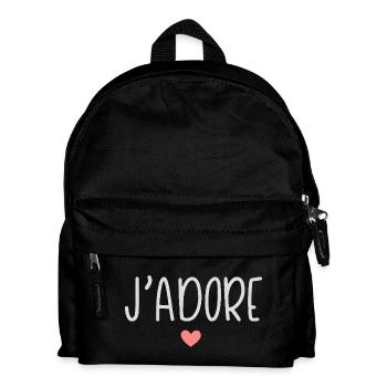 J'Adore Coeur Rose - Sac à dos Enfant - noir - Devant