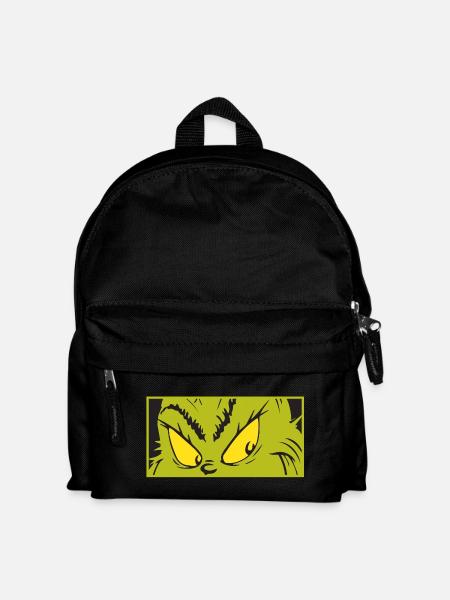 Der Grinch Auschnitt Seines Blickes - Kinder Rucksack - Schwarz