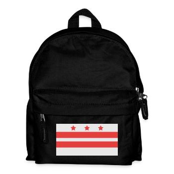 Washington flag - Kids' Backpack - black - Front