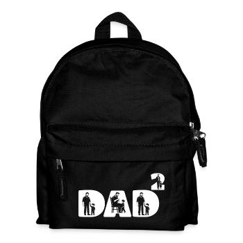 T-shirt Papa High 2 Jumeaux Double Papa - Sac à dos Enfant - noir - Devant