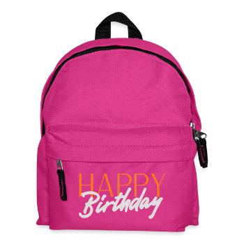 Bon anniversaire - Sac à dos Enfant - fuchsia - Devant