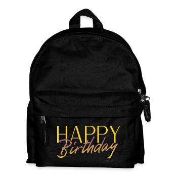 Bon anniversaire - Sac à dos Enfant - noir - Devant