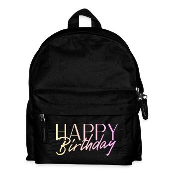 Bon anniversaire - Sac à dos Enfant - noir - Devant