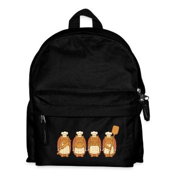 Sourdough Bread Baking Baker Bread Making - Kids' Backpack - black - Front