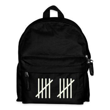 10 strokes - Kids' Backpack - black - Front
