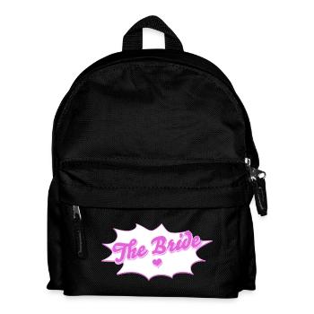Bachelorette Party The Bride - Bachelorette Party Design - Kids' Backpack - black - Front