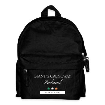 Giant’s Causeway Nordirland Souvenir – Reise - Kinder Rucksack - Schwarz - Vorne