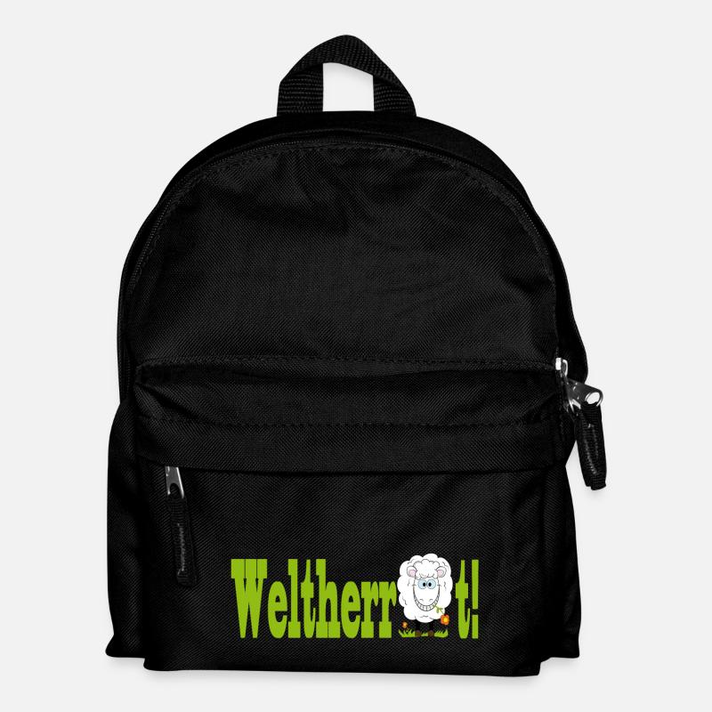 Weltherrschaft - Schaf - Kinder Rucksack - Schwarz